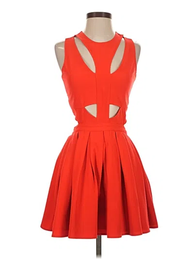 Pre-owned Lovers & Friends Cocktail Dress In Red