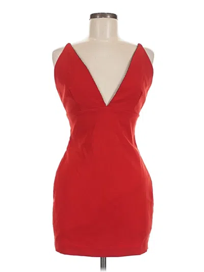 Pre-owned Lovers & Friends Cocktail Dress In Red