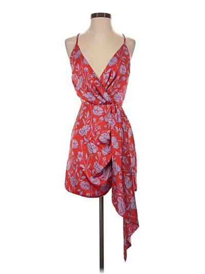 Pre-owned Lovers & Friends Cocktail Dress In Red