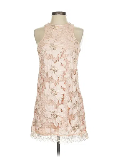 Pre-owned Lovers & Friends Cocktail Dress In White