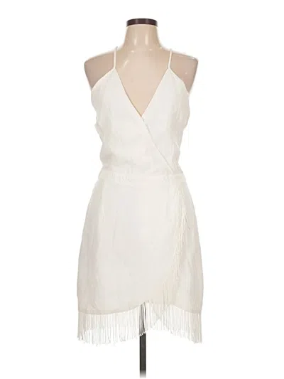 Pre-owned Lovers & Friends Cocktail Dress In White