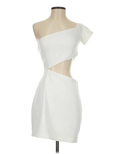 Pre-owned Lovers & Friends Cocktail Dress In White