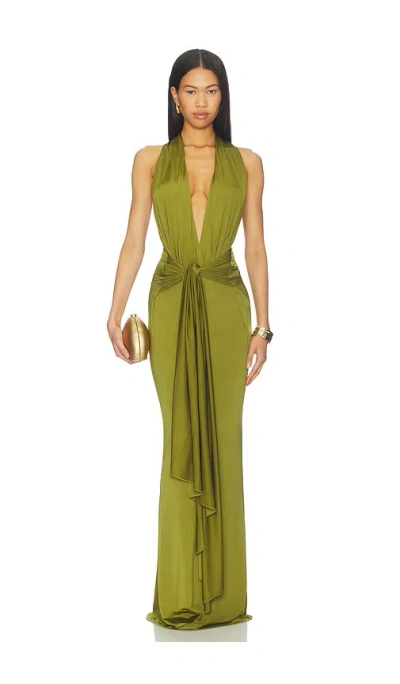 Lovers & Friends Coralie Gown In Green