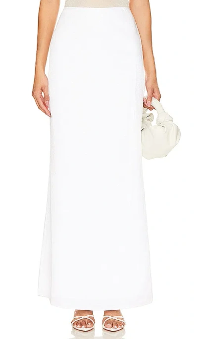 Lovers & Friends Cosima Maxi Skirt In White