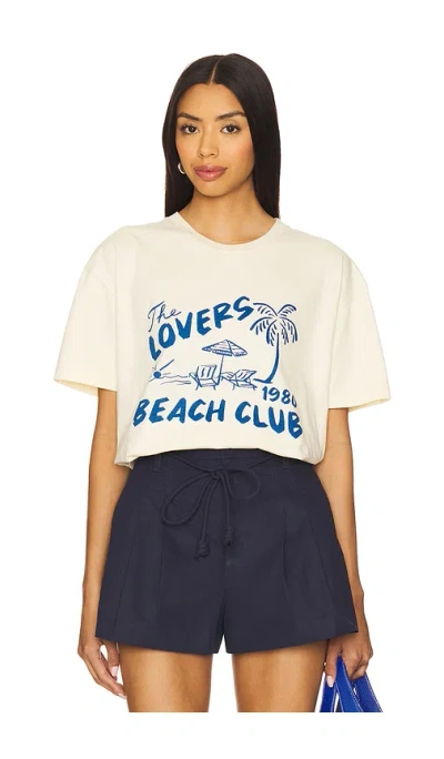 Lovers & Friends Cover Up Tee In White