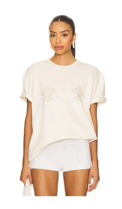 Lovers & Friends Cover Up Tee In White