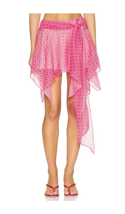 Lovers & Friends Daisy Mini Skirt In Pink