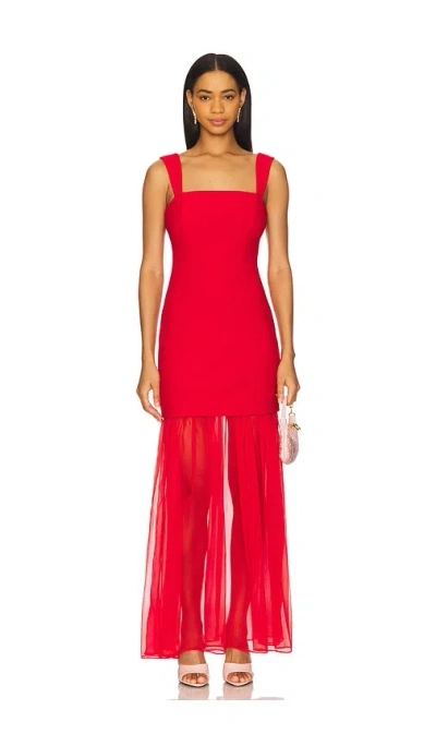 Lovers & Friends Danielle Gown In Red
