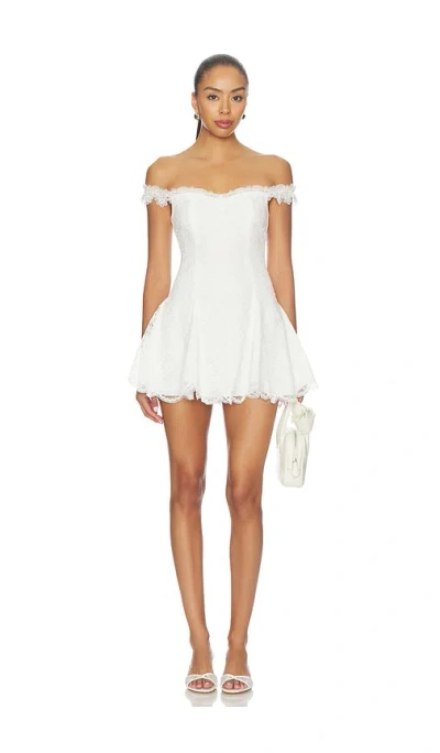 Lovers & Friends Daphne Mini Dress In 화이트