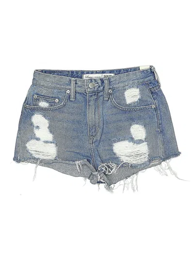 Pre-owned Lovers & Friends Denim Shorts In Blue