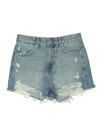 Pre-owned Lovers & Friends Denim Shorts In Blue