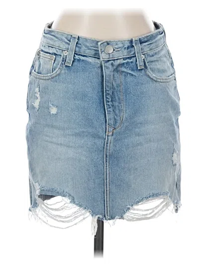 Pre-owned Lovers & Friends Denim Skirt In Blue