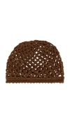 Lovers & Friends Dionne Crochet Hat In Brown