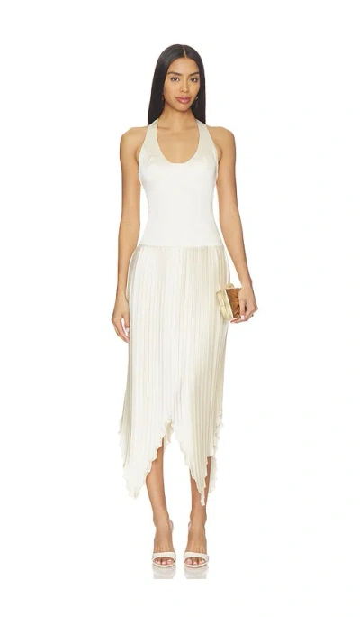 Lovers & Friends Doris Midi Dress In White