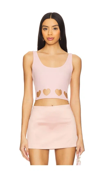 Lovers & Friends Dylan Top In Soft Pink