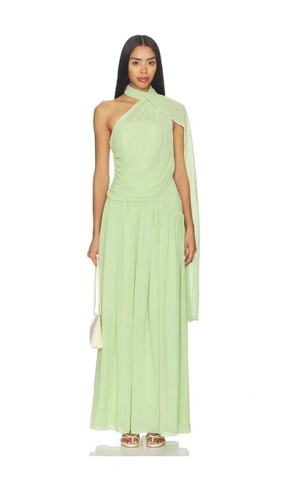 Lovers & Friends Eden Gown In Green