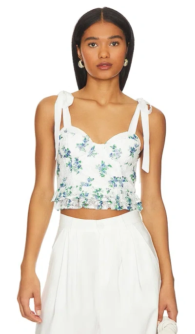 Lovers & Friends Edina Top In Bouquet Floral Multi