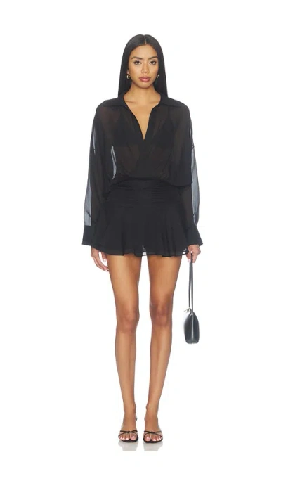 Lovers & Friends Elena Romper In Black
