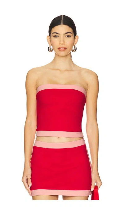 Lovers & Friends Eliza Top In Red