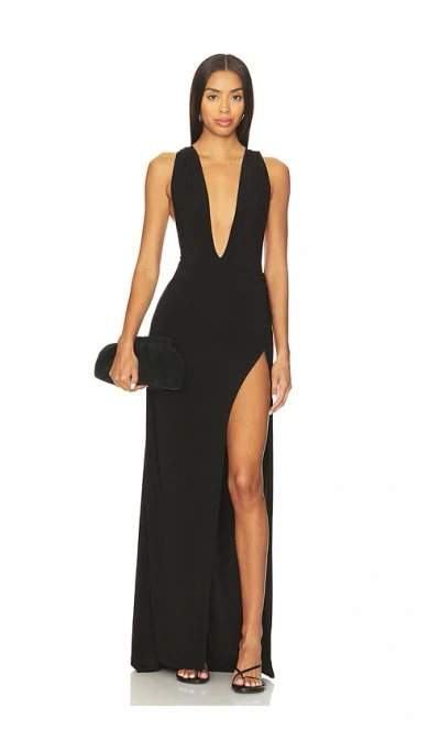 Lovers & Friends Ella Maxi Dress In Black