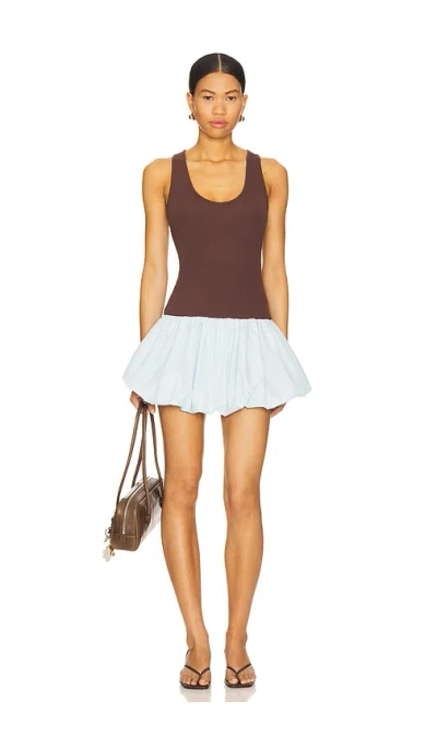 Lovers & Friends Elly Mini Dress In Brown