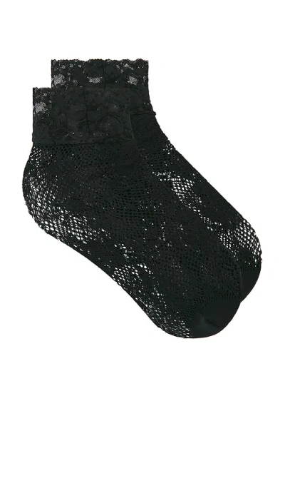 Lovers & Friends Elsie Lace Sock In Black
