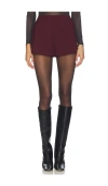 Lovers & Friends Emeri Short In Burgundy