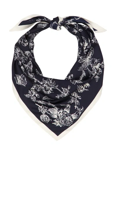 Lovers & Friends Emma Triangle Scarf In Blue