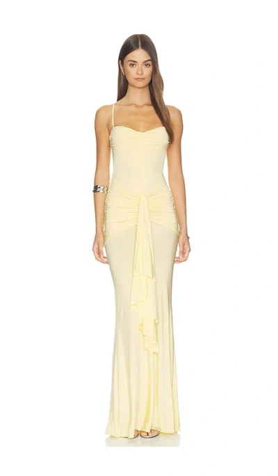 Lovers & Friends Emmy Maxi Dress In Yellow