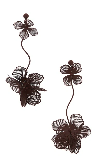 Lovers & Friends Etta Earrings In Burgundy