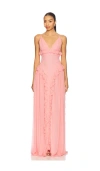 Lovers & Friends Evelyn Gown In Pink