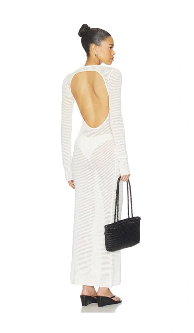 Lovers & Friends Evette Knit Maxi Dress In Transparent