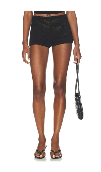 Lovers & Friends Evette Knit Short In Black