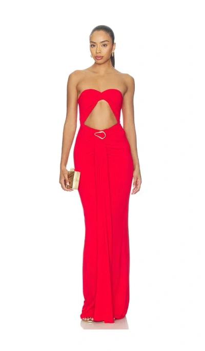 Lovers & Friends Farrah Gown In Red