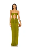 Lovers & Friends Farrah Gown In Green