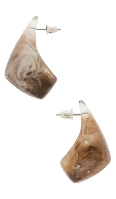 Lovers & Friends Florence Earrings In Brown