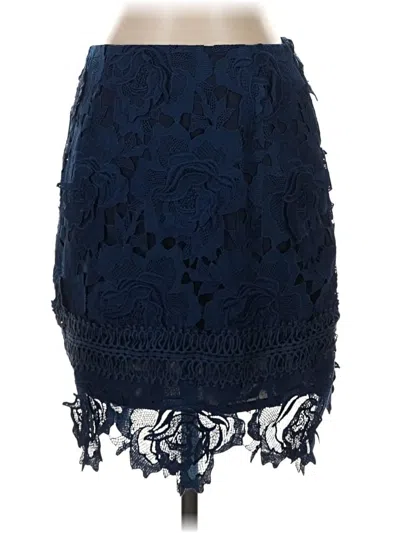 Pre-owned Lovers & Friends Formal Skirt In Blue
