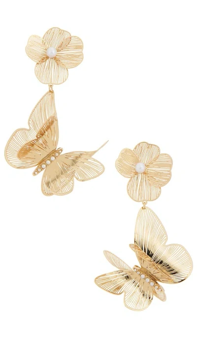 Lovers & Friends Freya Earrings In Gold