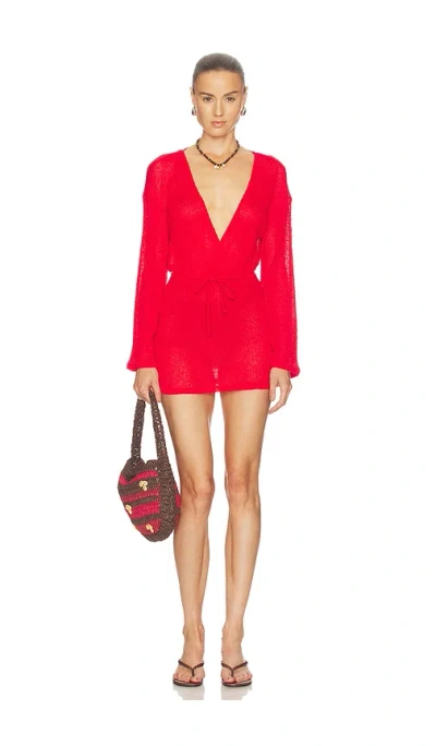 Lovers & Friends Freya Mini Dress In Red