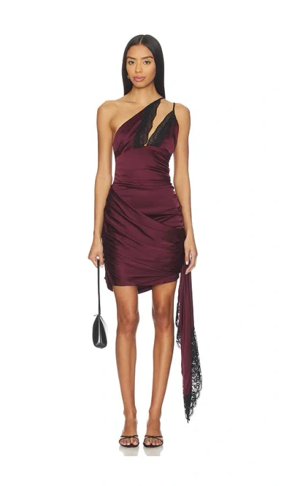 Lovers & Friends Frida Midi Dress In Burgundy