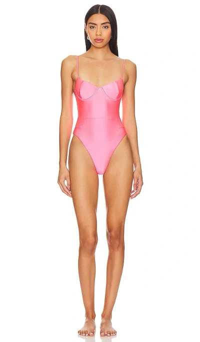 Lovers & Friends Gage One Piece In Candy Pink