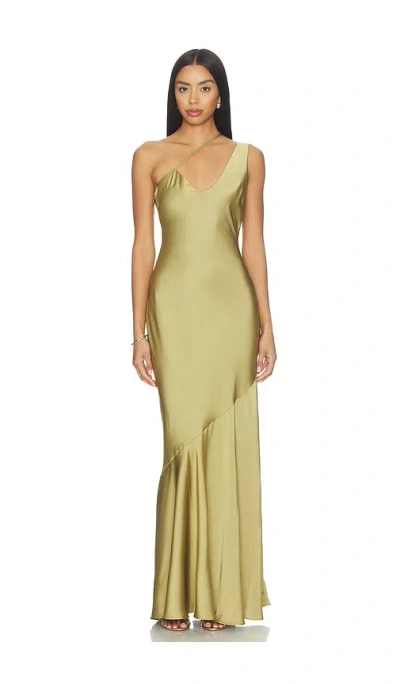 Lovers & Friends Gail Gown In Green