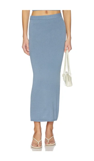 Lovers & Friends Genie Pull On Maxi Skirt In Blue