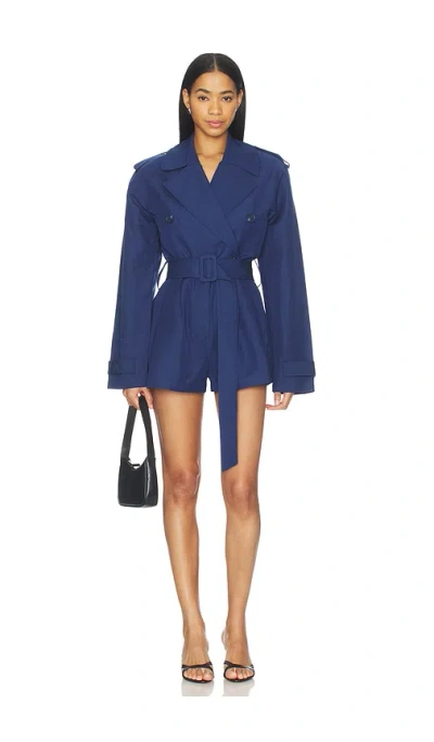 Lovers & Friends Georgia Romper In Nude
