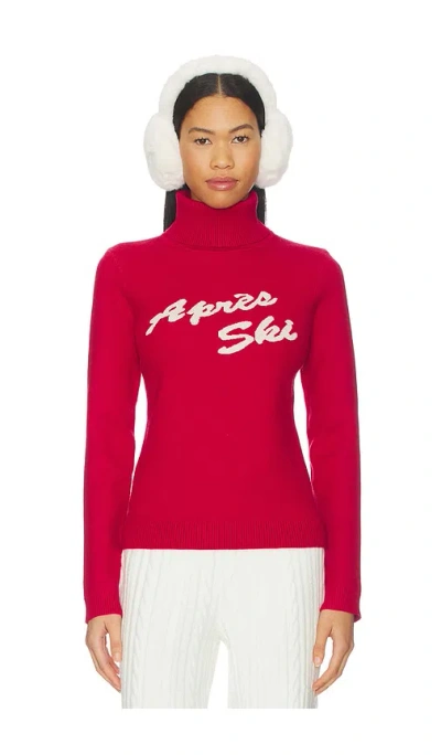 Lovers & Friends Georgina Pullover Sweater In Red