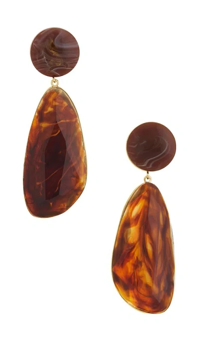 Lovers & Friends Golden Hour Earrings In Amber系列