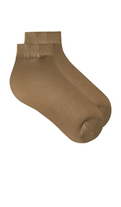Lovers & Friends Grace Sheer Sock In Brown