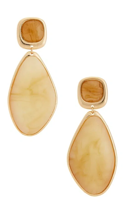 Lovers & Friends Greer Earrings In Gold