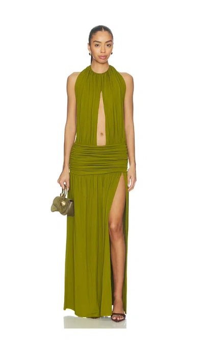 Lovers & Friends Gwen Maxi Dress In Green