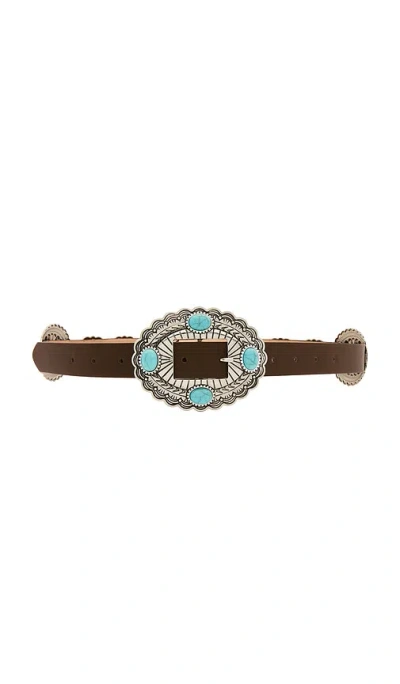 Lovers & Friends Gypsy Buckle Belt In Brown